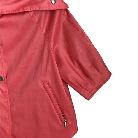 Samuel Dong Coral Cropped Zip Jacket Shimmer Silky - Size Medium / M - Picture 4 of 7